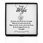 The Day I Met You Heart Swirl Silver Necklace - Wife