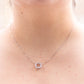Hold This Close Open Circle Silver Necklace - Daughter
