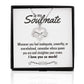 Straighten Your Crown Infinity Heart Silver Necklace - Soulmate