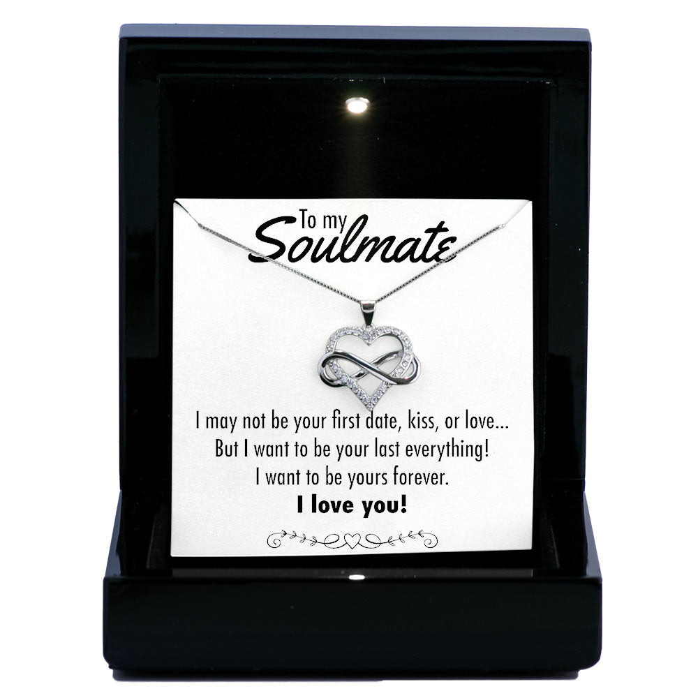 Your Last Everything Infinity Heart Silver Necklace - Soulmate