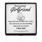 Your Last Everything Moon & Back Heart Silver Necklace - Girlfriend